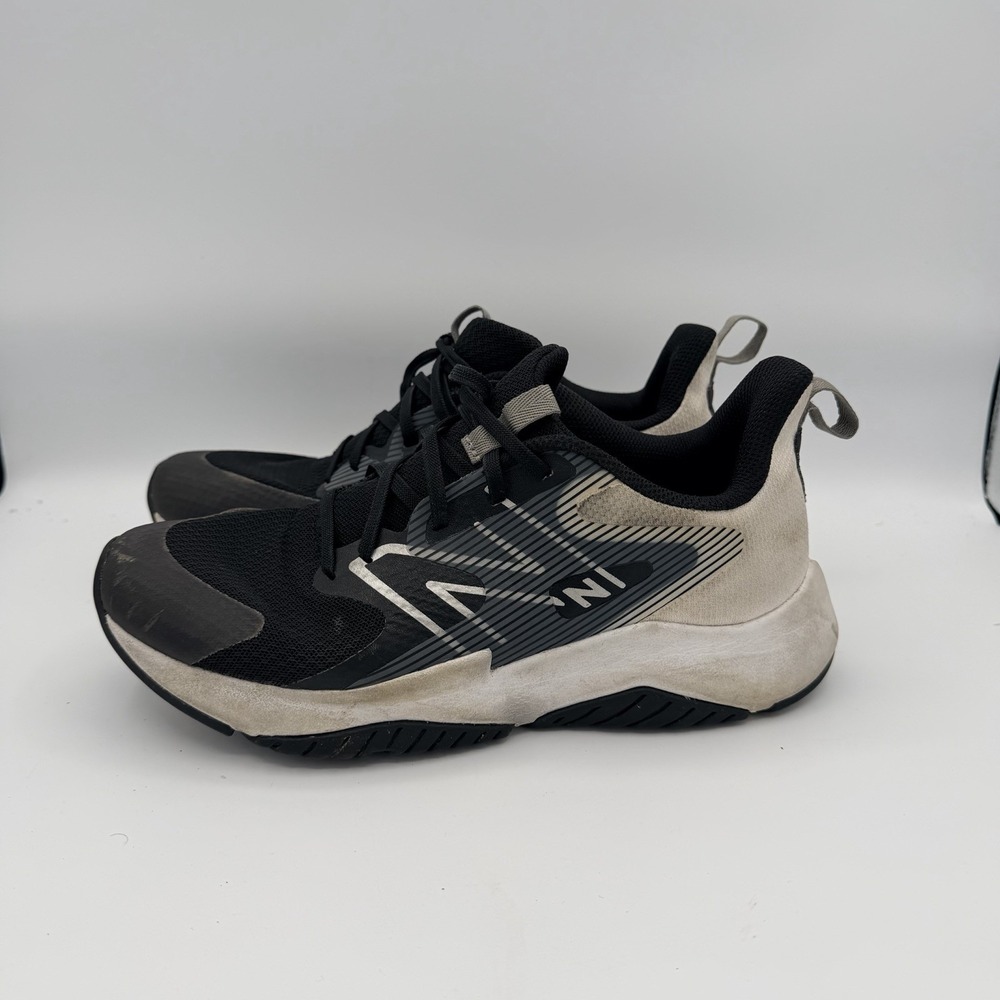 New Balance Running Shoe Youth 7 Black Rave Run V2 Athletic Sneakers GKRAVBW2